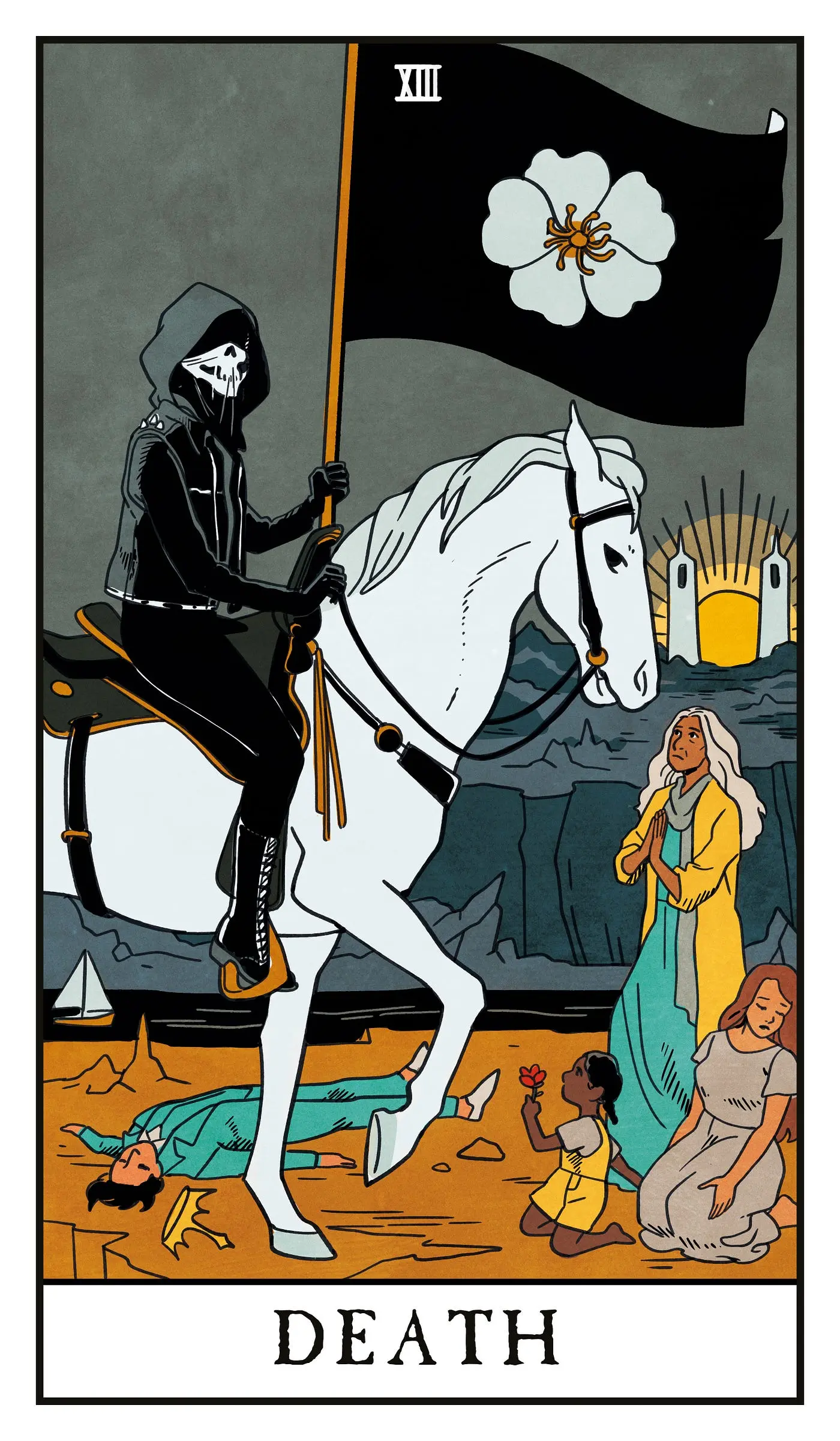 The Death tarot card — transformation and release
